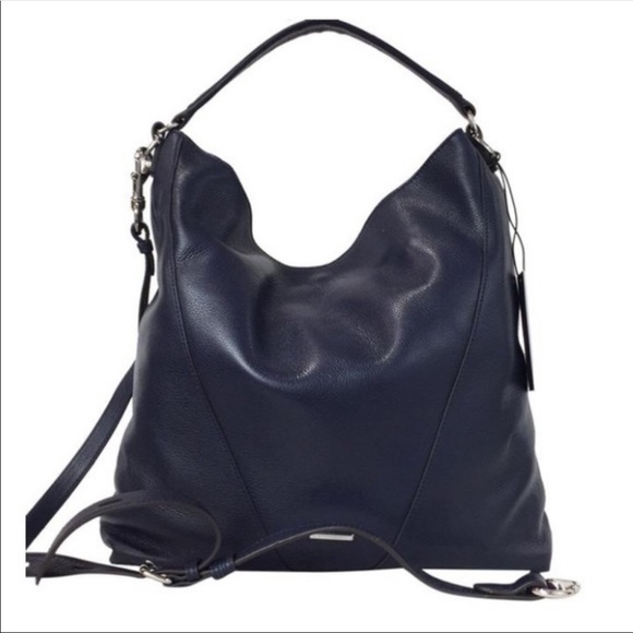 Rebecca Minkoff Moto Hobo/Crossbody in Black Leather - Picture 3 of 11